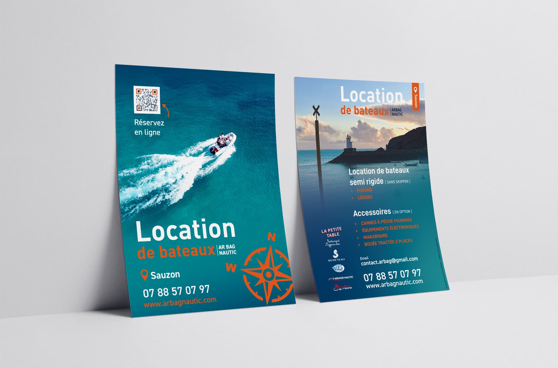 Ar Bag Nautic : Identité visuelle, support imprimé, site web