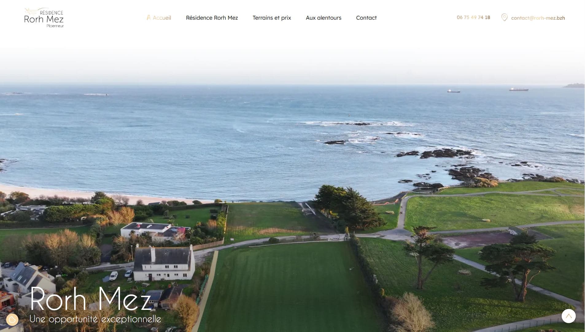 Rorh Mez : Identité visuelle, site web et supports imprimés